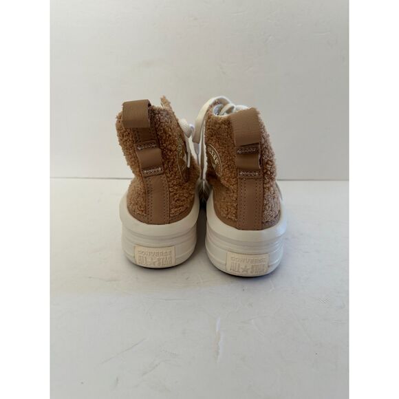 Converse Chuck Taylor All Star Move Cozy Utility Sneakers Champagne Tan Size 6.5 - Picture 6 of 9